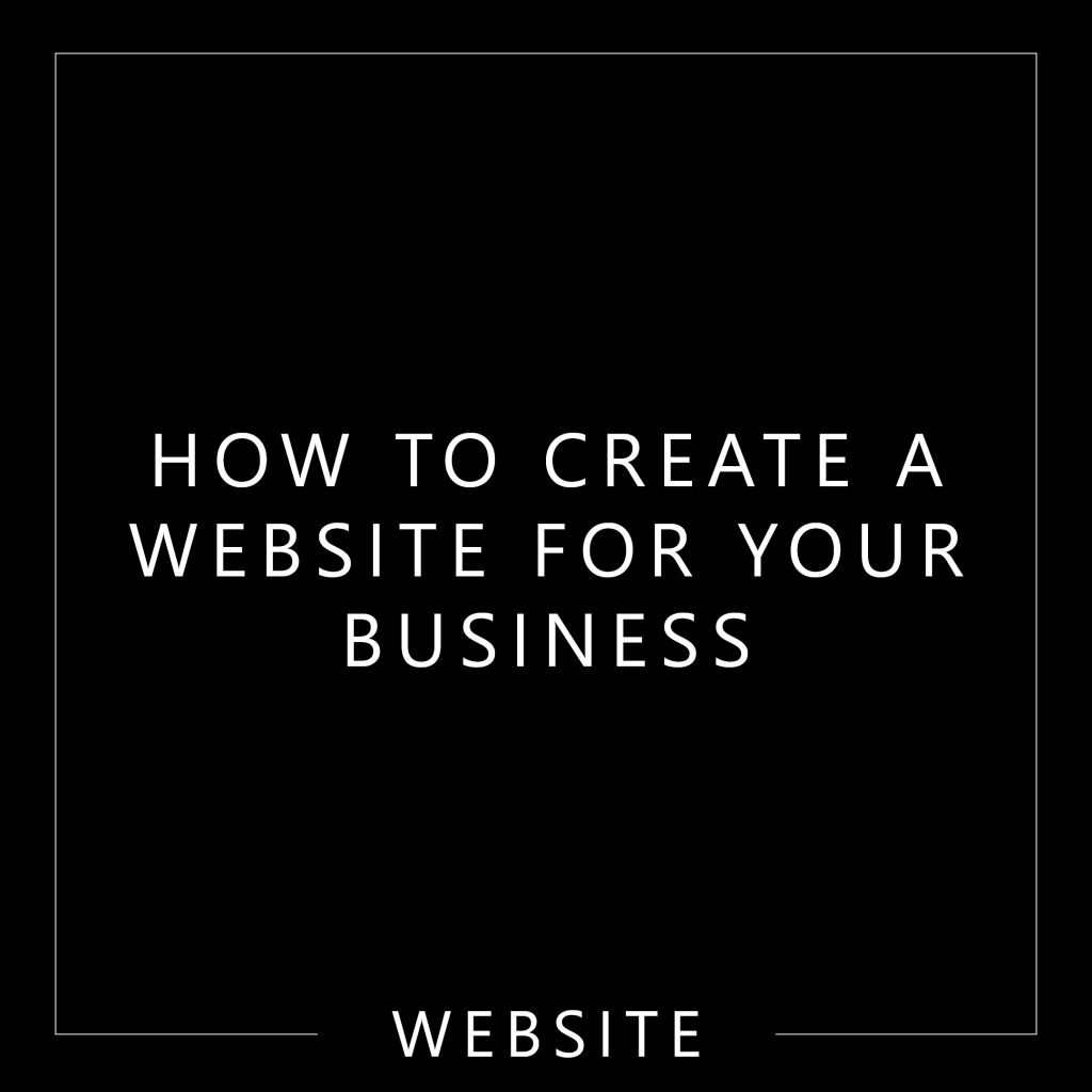 how to create a website - blog post