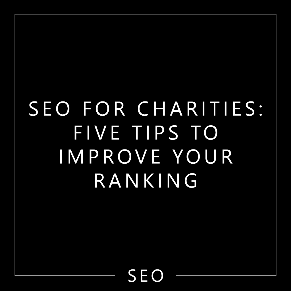 SEO tips for charities and nonprofits